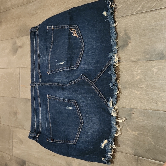 Express Jean Mini Skirt Size 12 - Picture 2 of 3